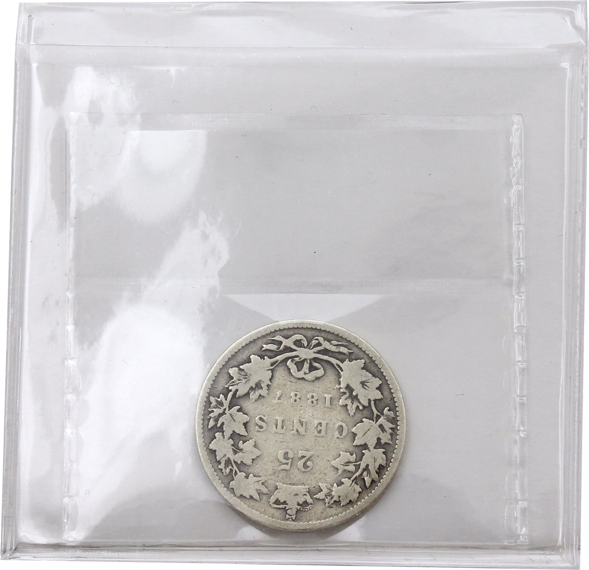 1887 Canada 25-cents ICCS Certified G4