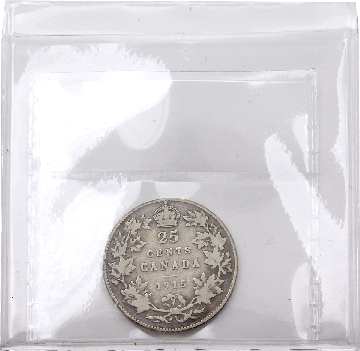 1915 Canada 25-cents ICCS Certified VG8