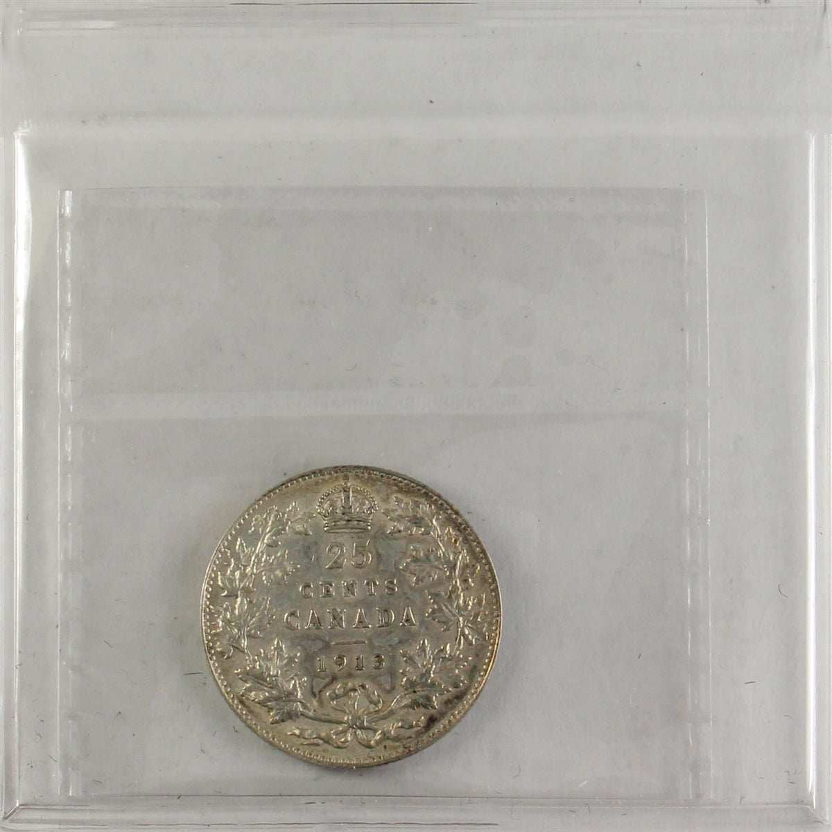 1913 Canada 25-cents ICCS Certified EF40