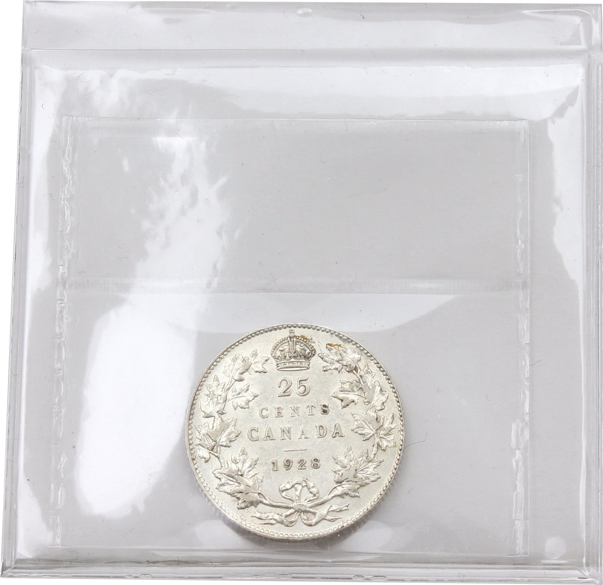 1928 Canada 25-cents ICCS Certified VF30