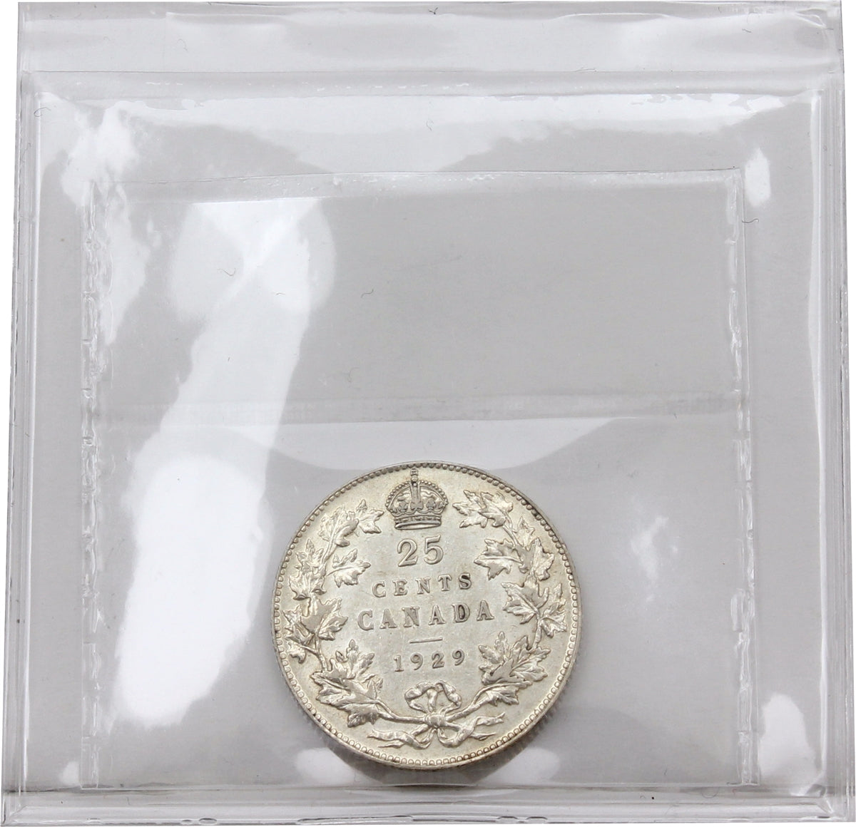 1929 Canada 25-cents ICCS Certified VF30