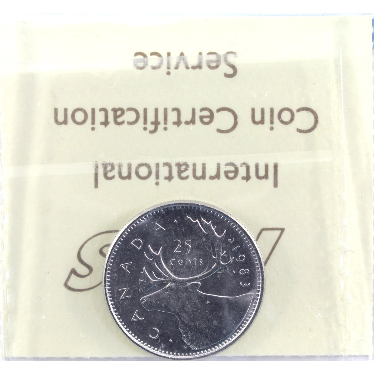 1983 Canada 25-cents ICCS Certified MS-66