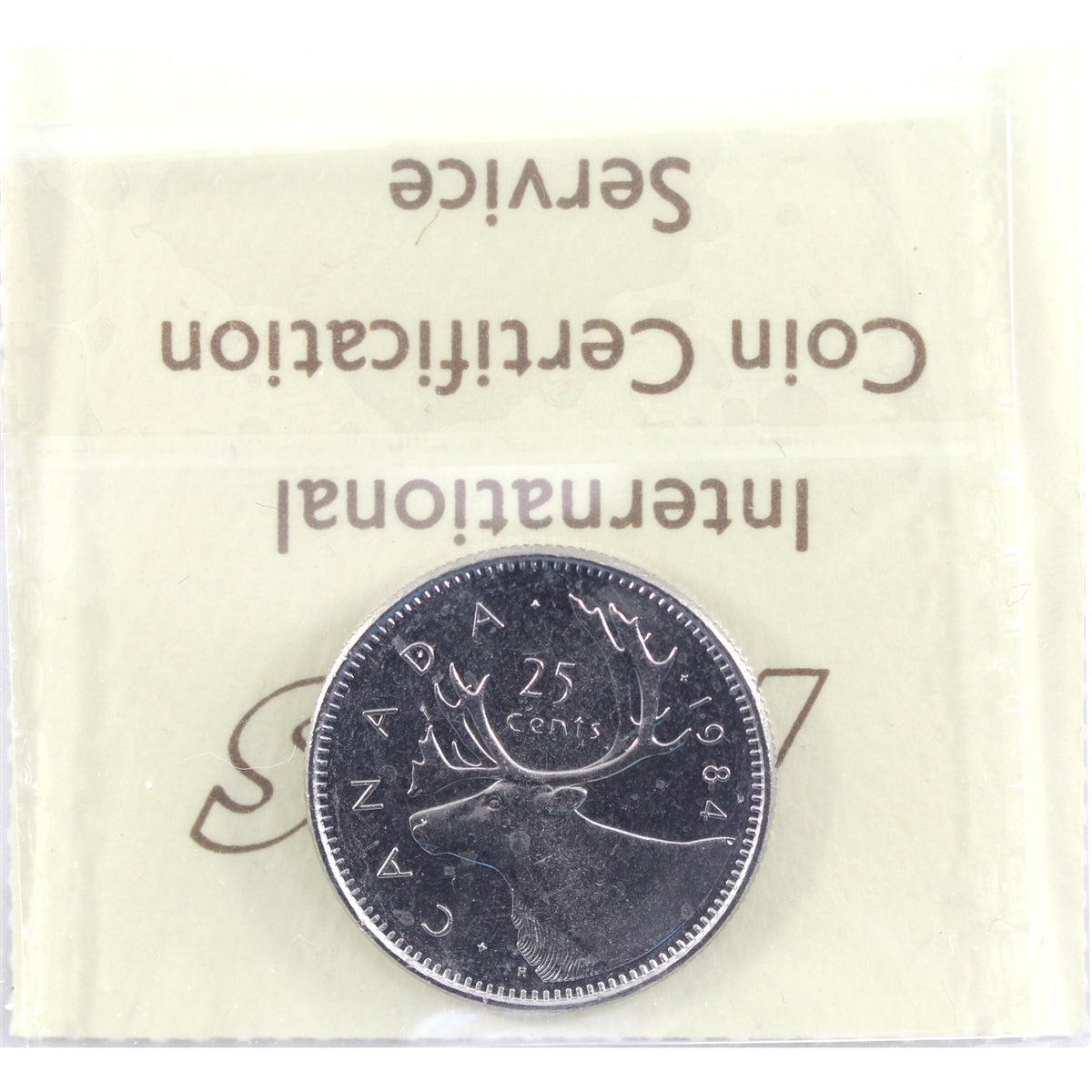 1984 Canada 25-cents ICCS Certified MS-64