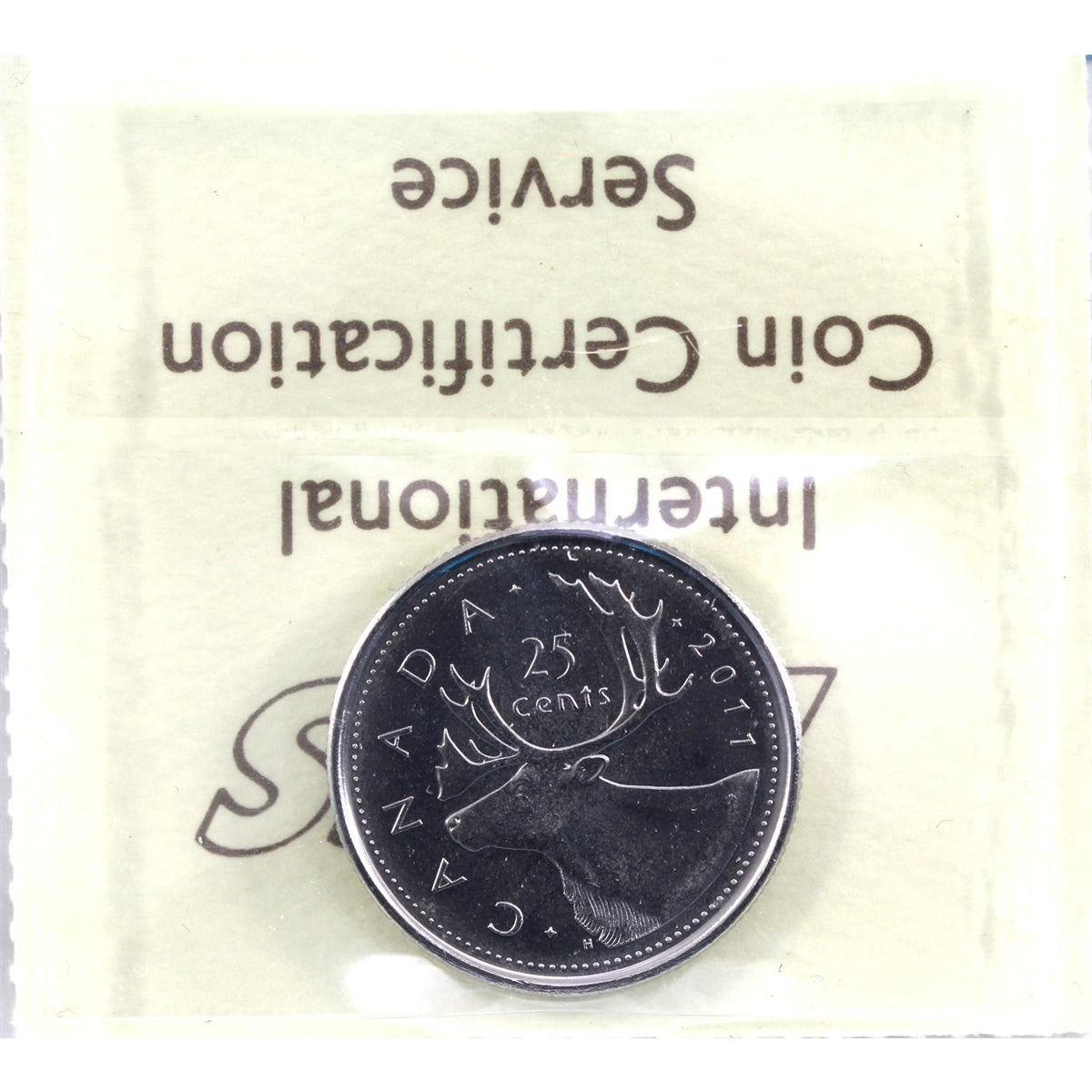 2011 Caribou Canada 25-cents ICCS Certified MS64