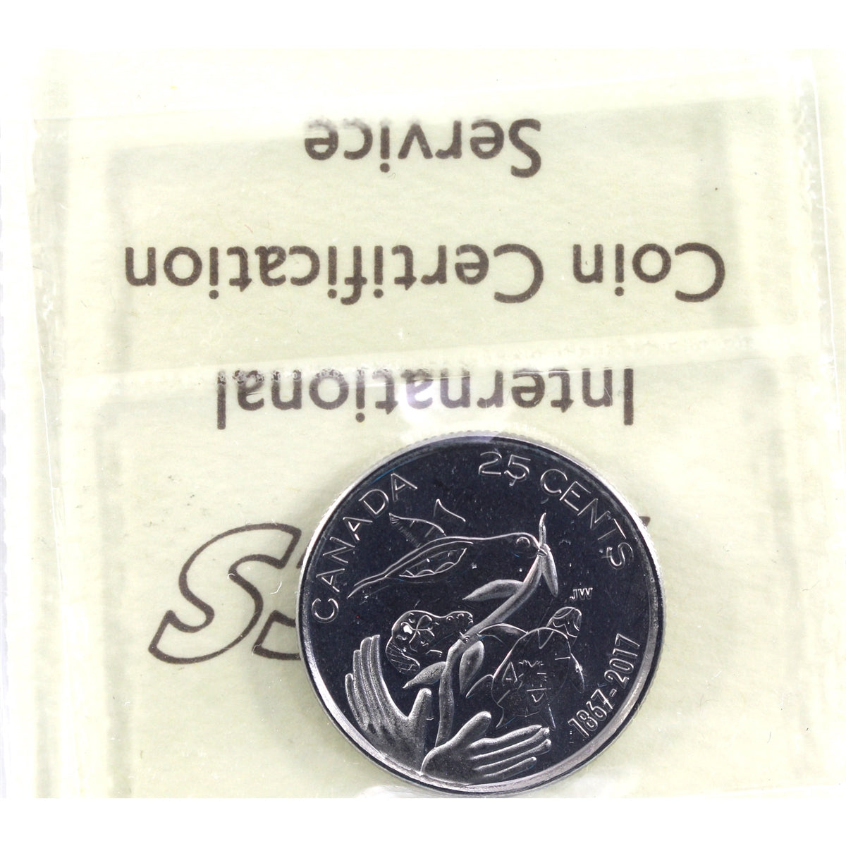 2017 150th (Hope) Canada 25-cents ICCS Certified MS65