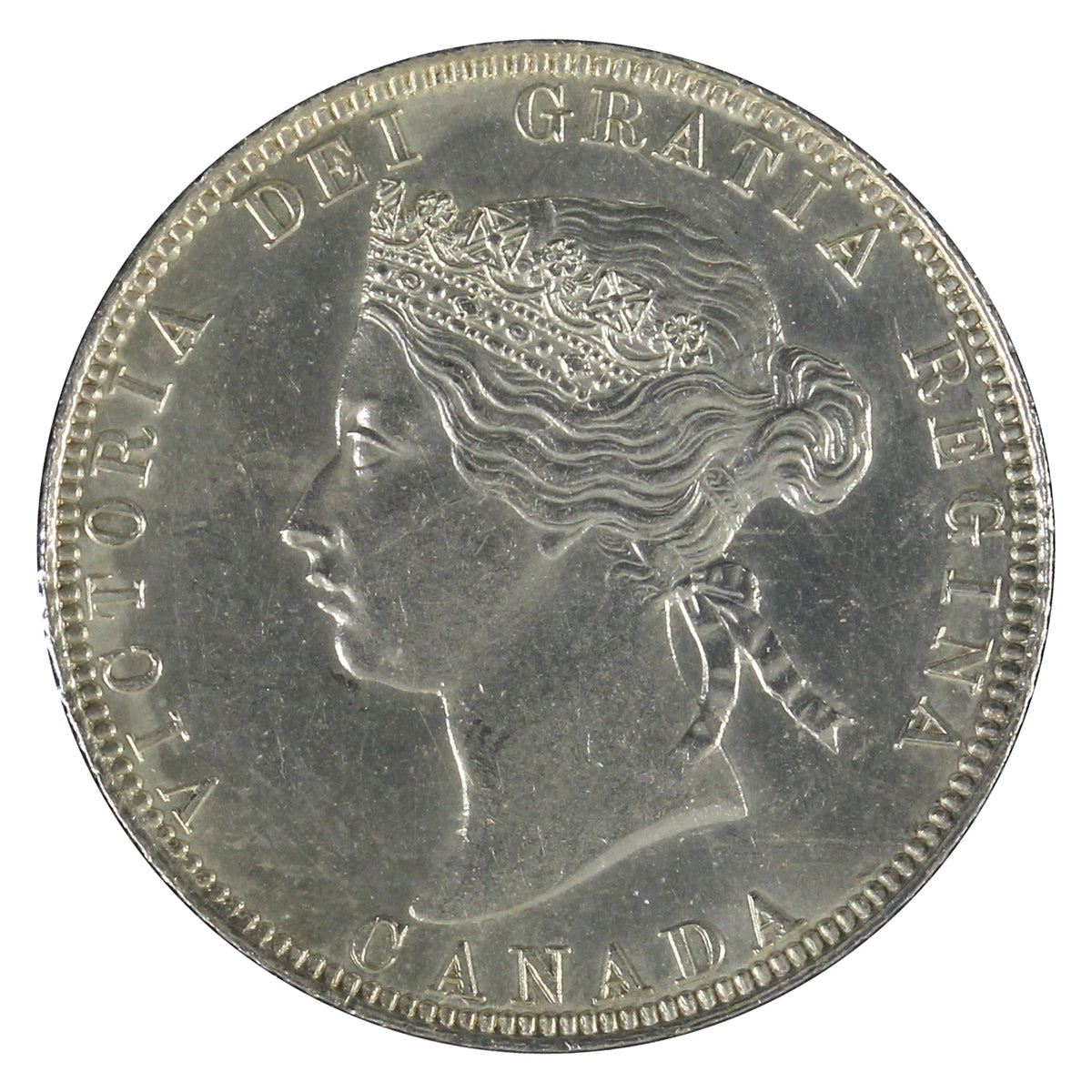1870 Canada 25-cents Uncirculated (MS60) $