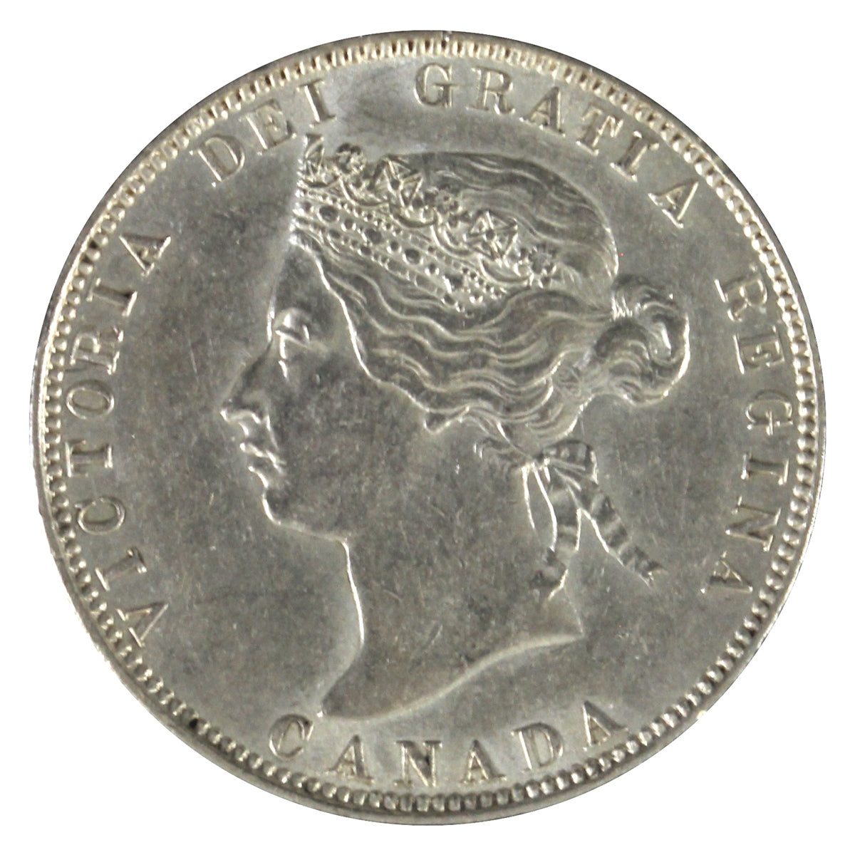 1874H Canada 25-cents EF-AU (EF45) $