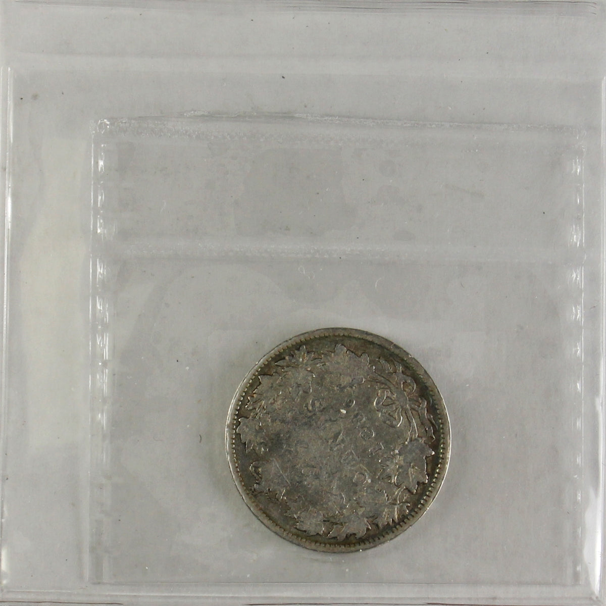 1886 Long Bough Ends, Obv. 5 Canada 25-cents ICCS Certified G6