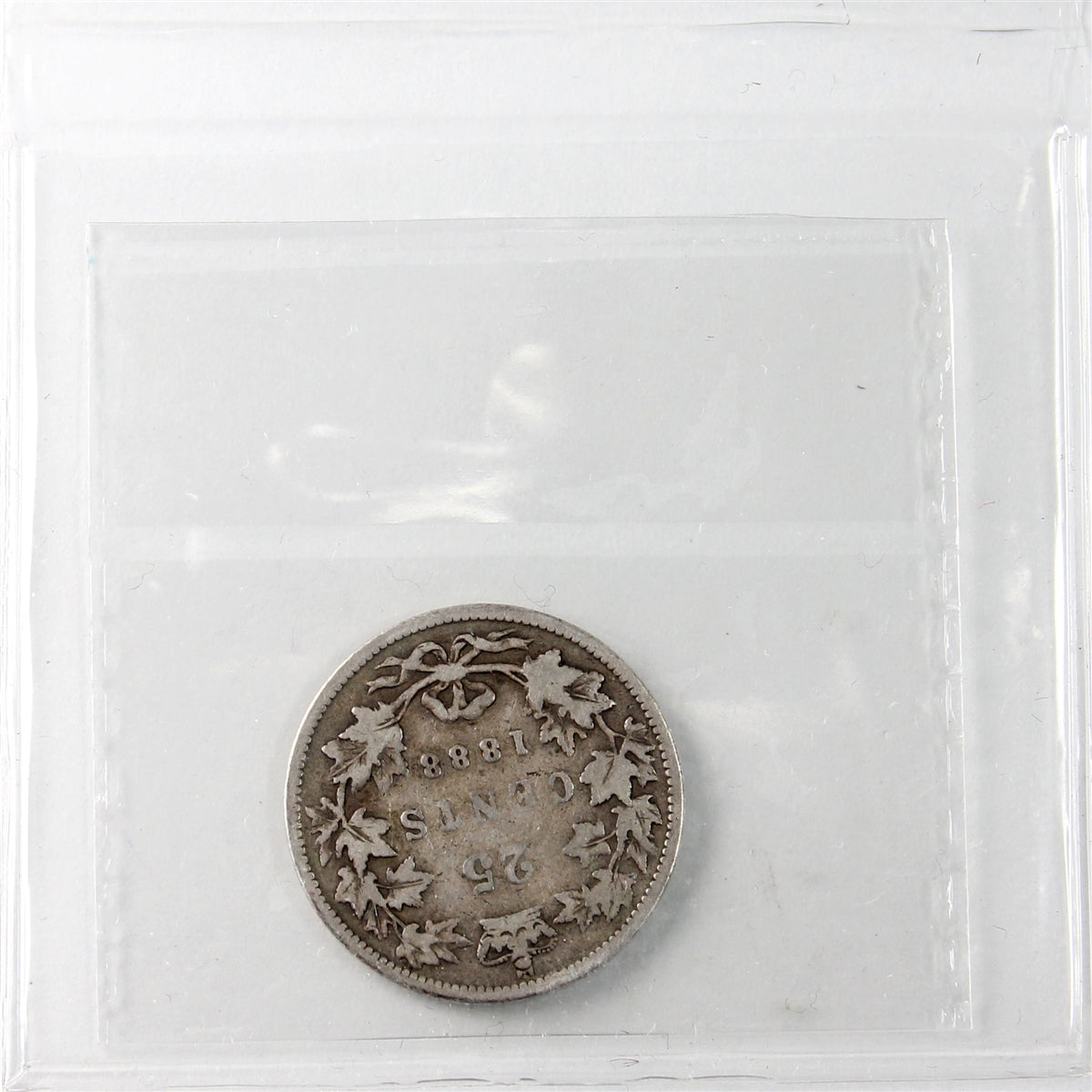 1888 Canada 25-cents ICCS Certified VG8