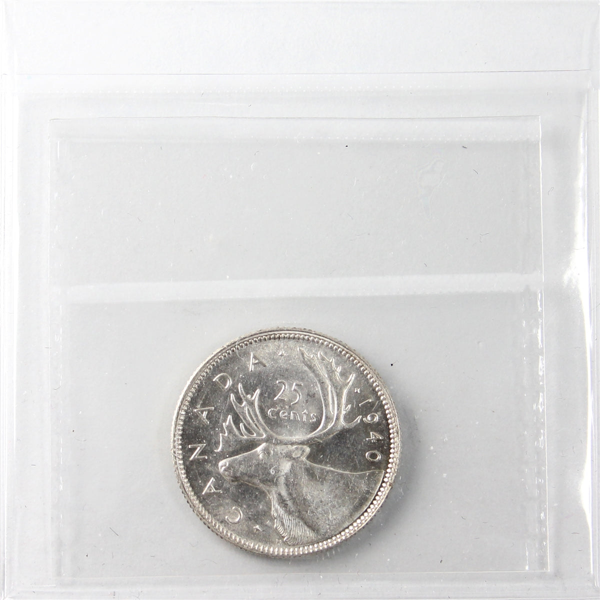 1940 Canada 25-cents ICCS Certified MS63
