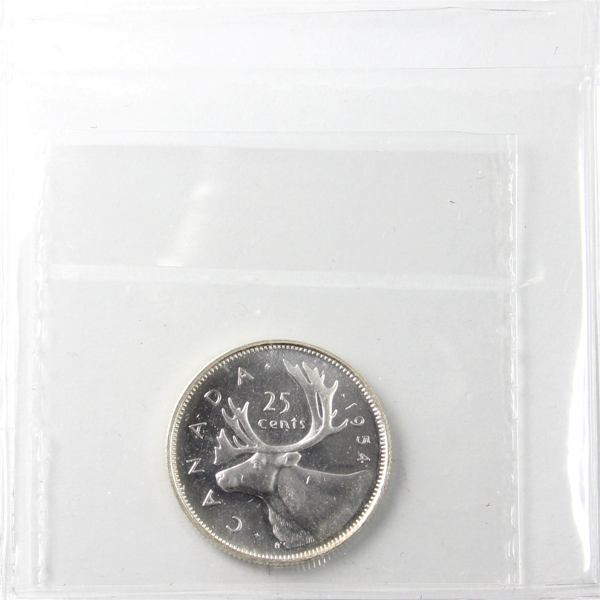 1954 Canada 25-cents ICCS Certified PL-65 Cameo