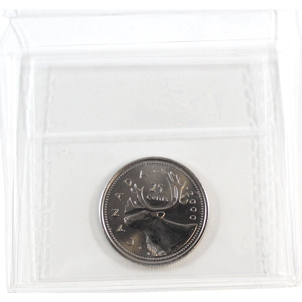 2000W Caribou Canada 25-cents ICCS Certified MS66 NBU