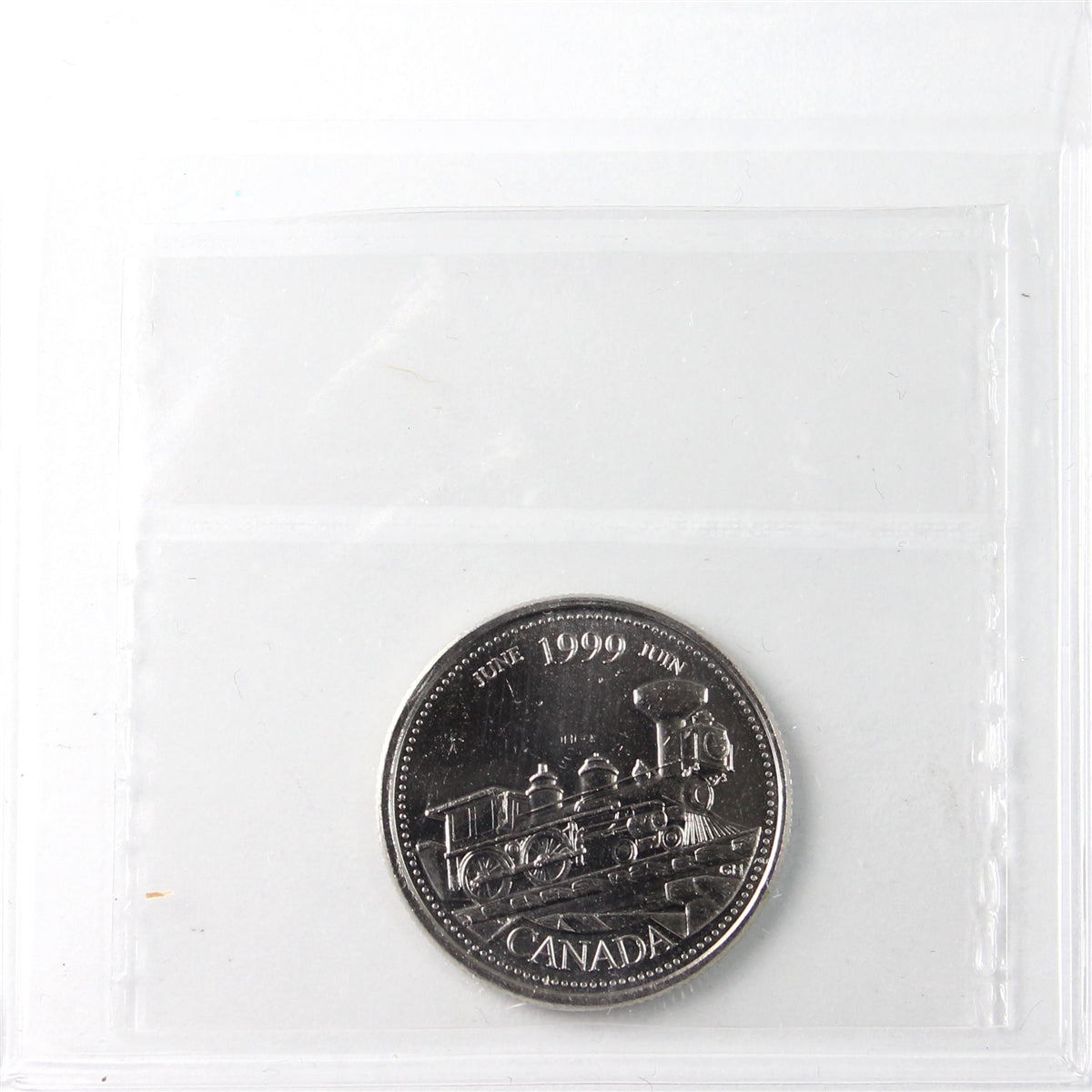 1999 June Canada 25-cents ICCS Certified MS64
