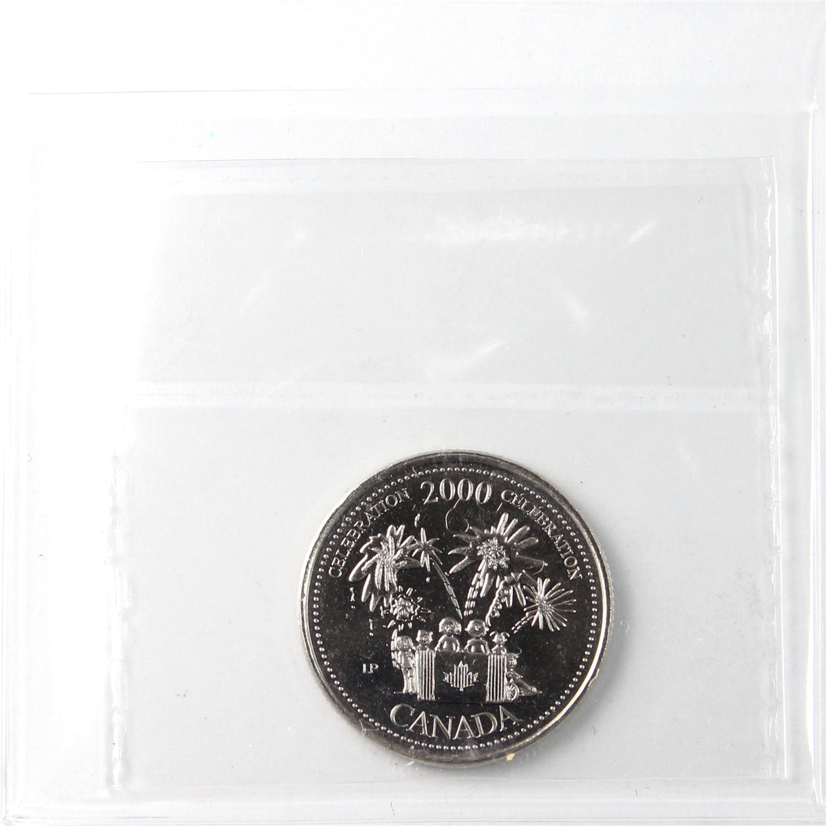 2000 Celebration Canada 25-cents ICCS Certified MS64