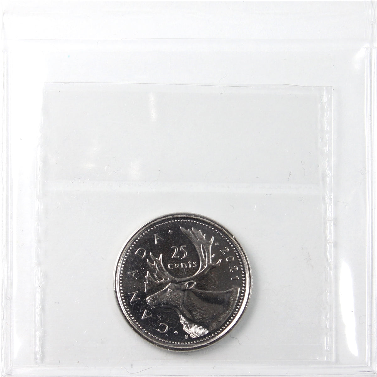 2021 Caribou Canada 25-cents ICCS Certified MS65