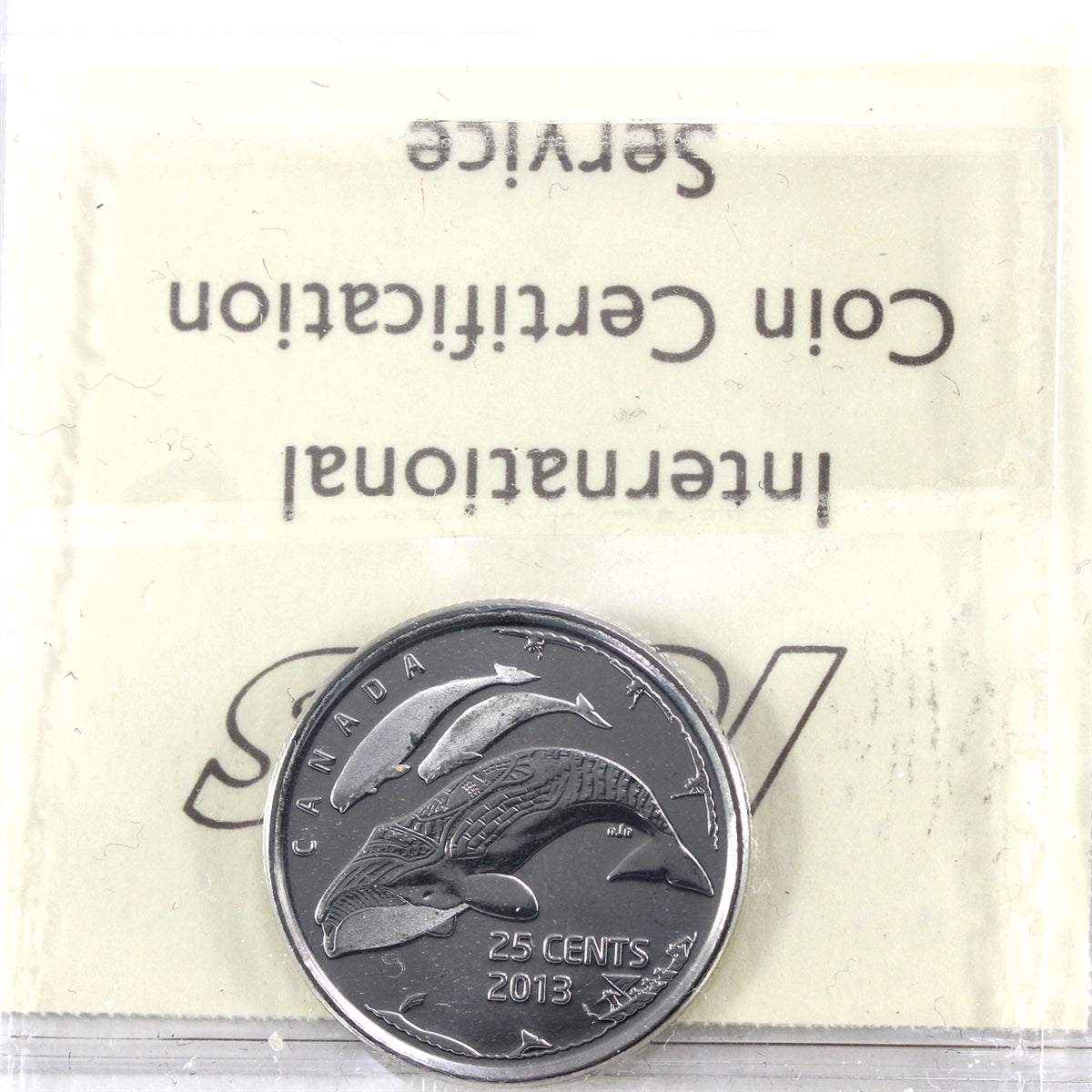 2013 Frosted Calves (Type B) Life In The North Canada 25-cents ICCS Certified MS65