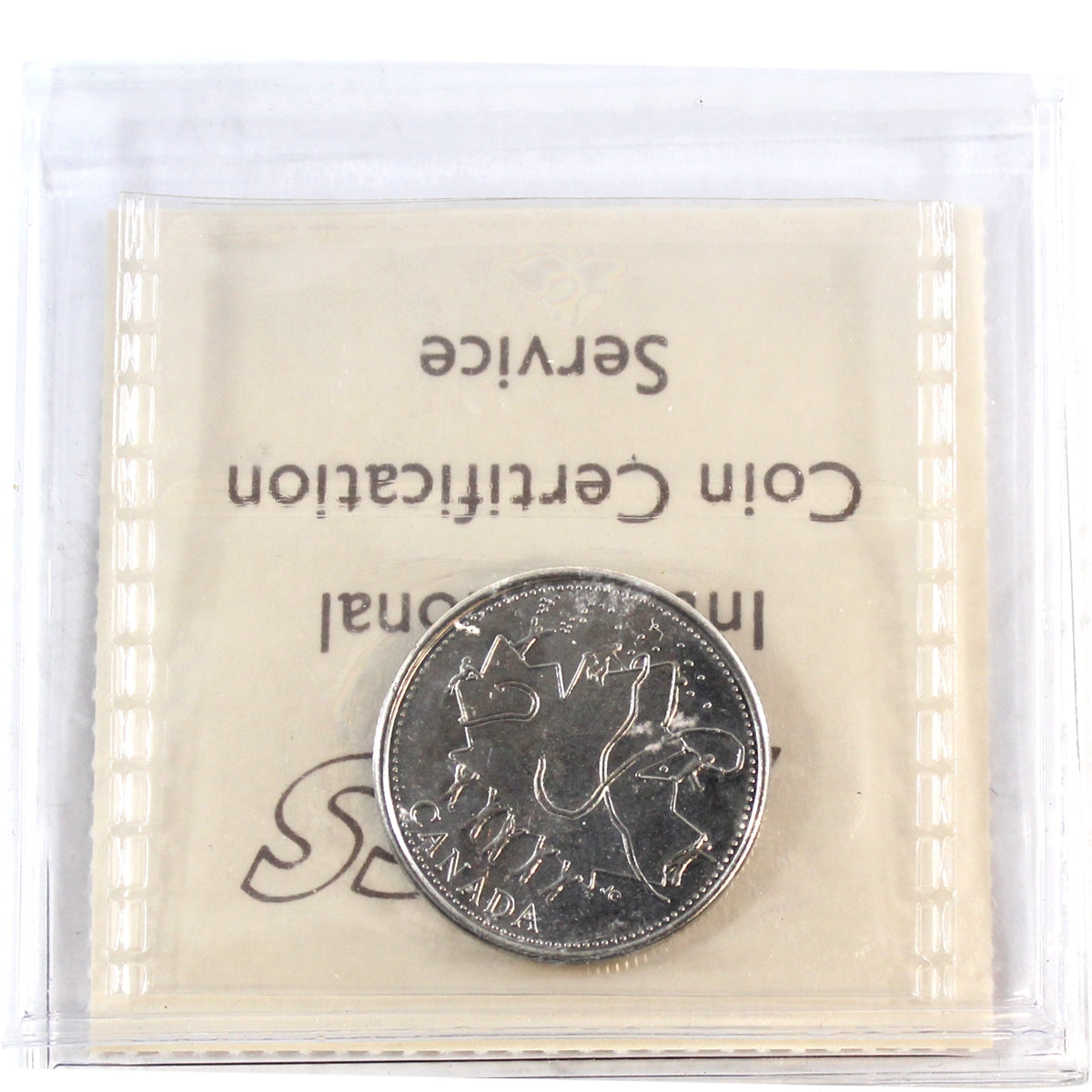 2002P Canada Day 25-cents ICCS Certified MS65