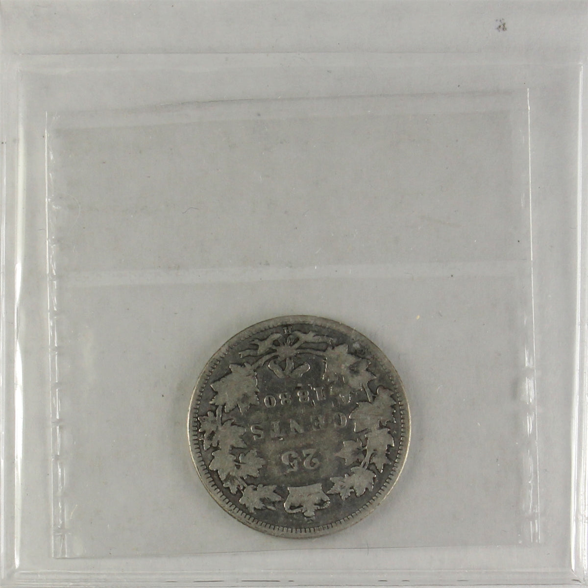 1880H Narrow 0 Canada 25-cents ICCS Certified G4
