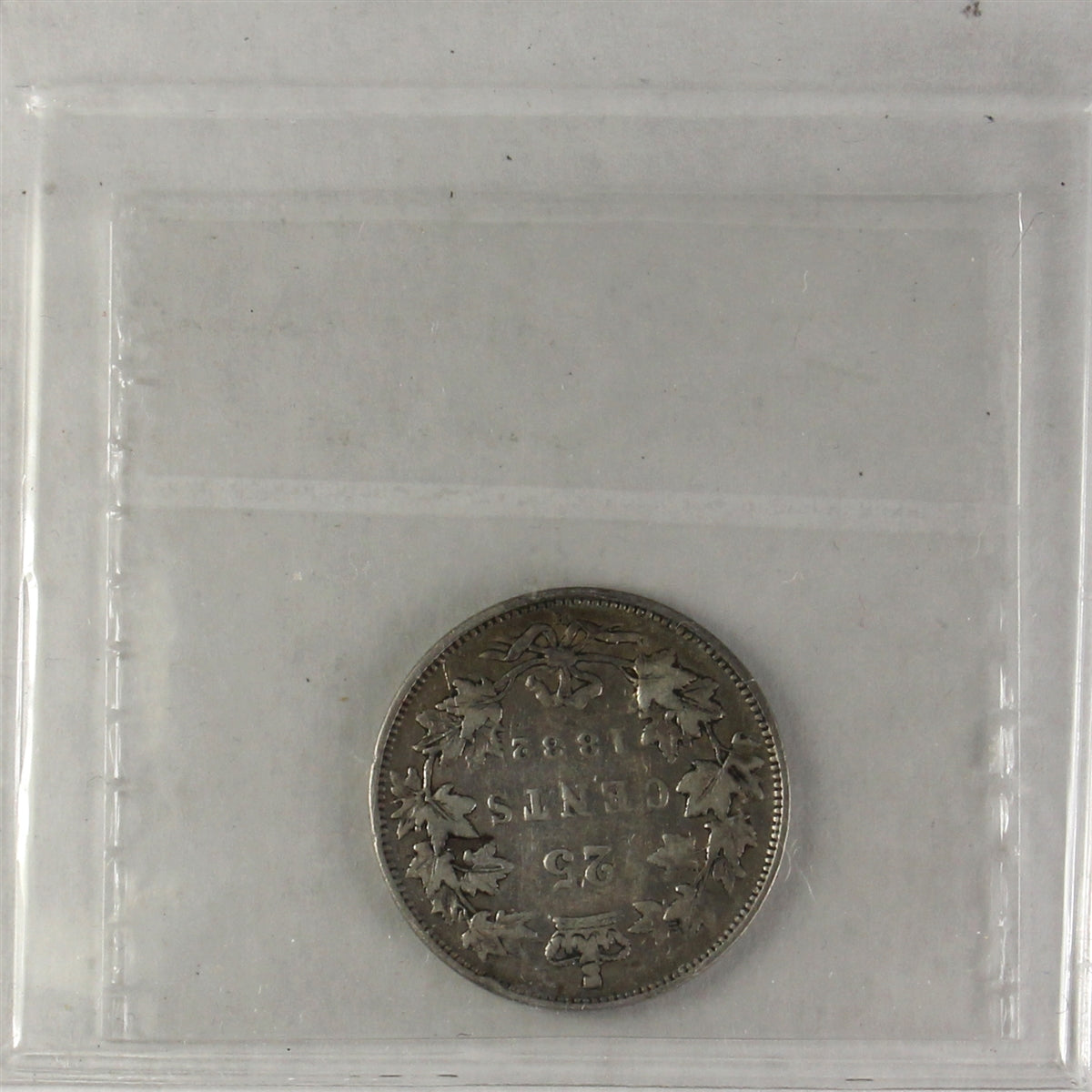 1882H Canada 25-cents ICCS Certified F12