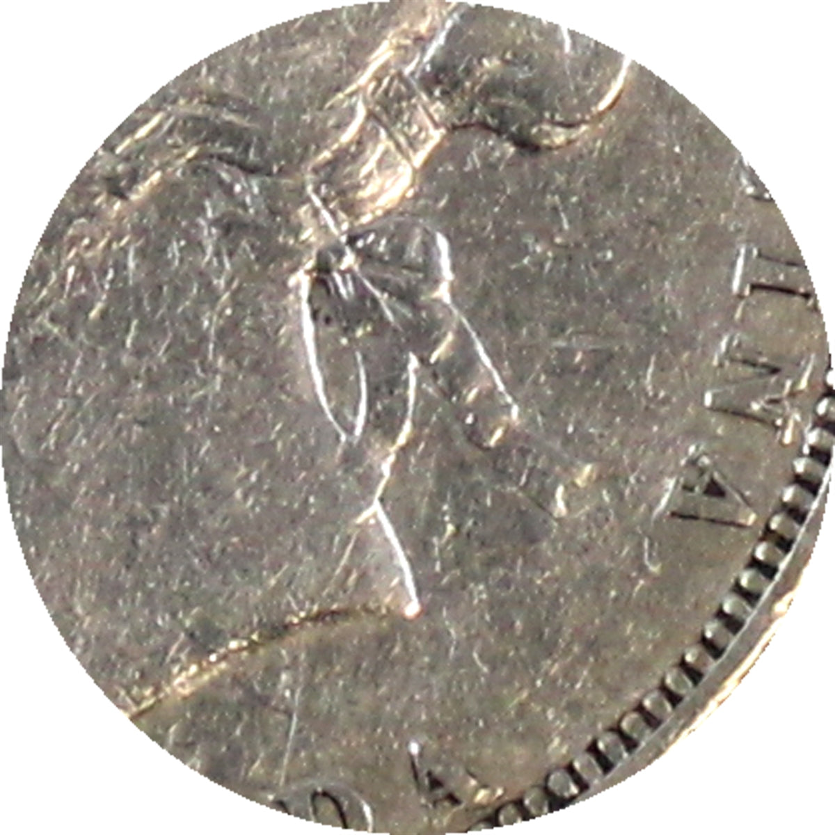 1886 Short Bough Ends, Obv. 4 Canada 25-cents ICCS Certified F12