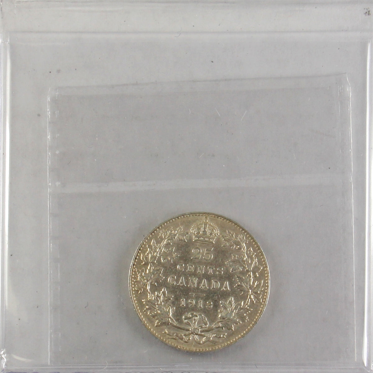 1913 Canada 25-cents ICCS Certified VF30