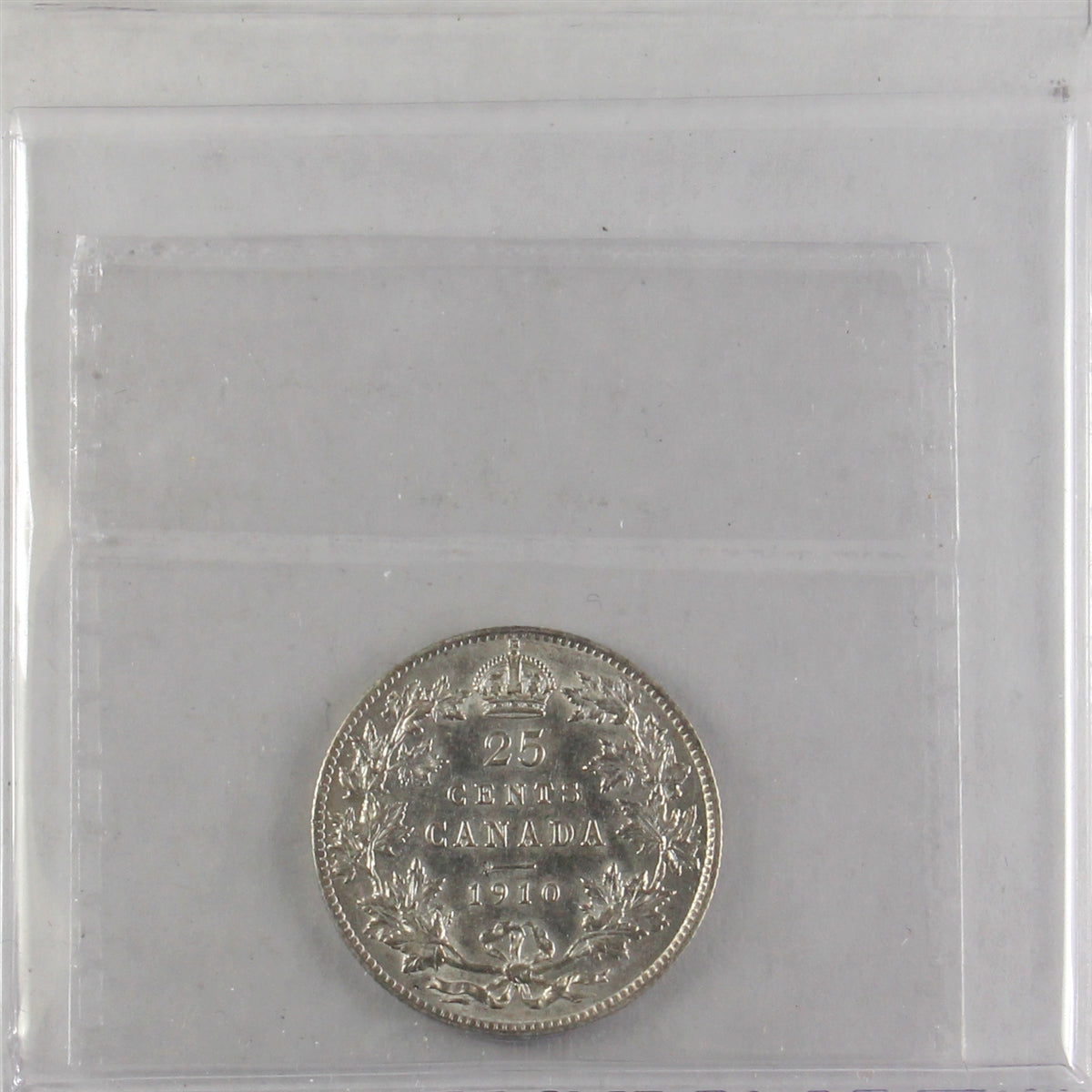1910 Canada 25-cents ICCS Certified EF45