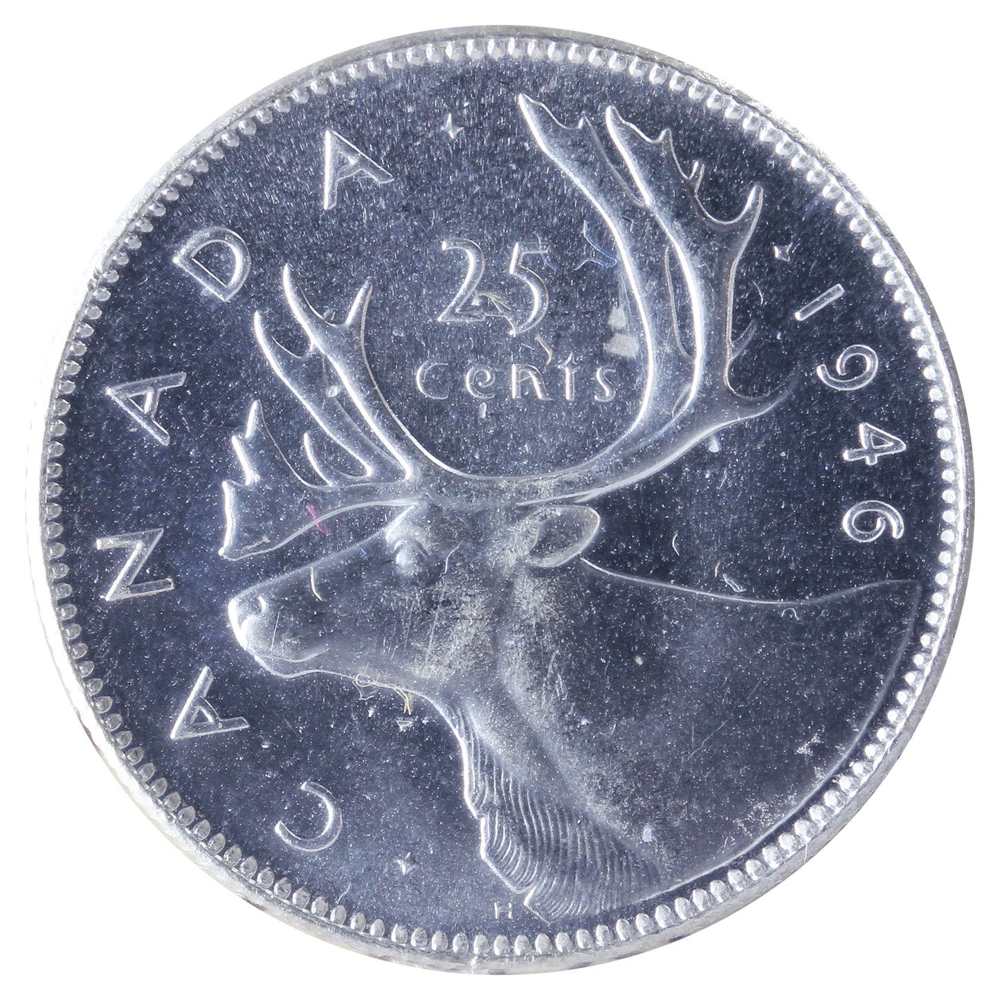 1946 Canada 25-cents ICCS Certified MS65 (XCZ 822)