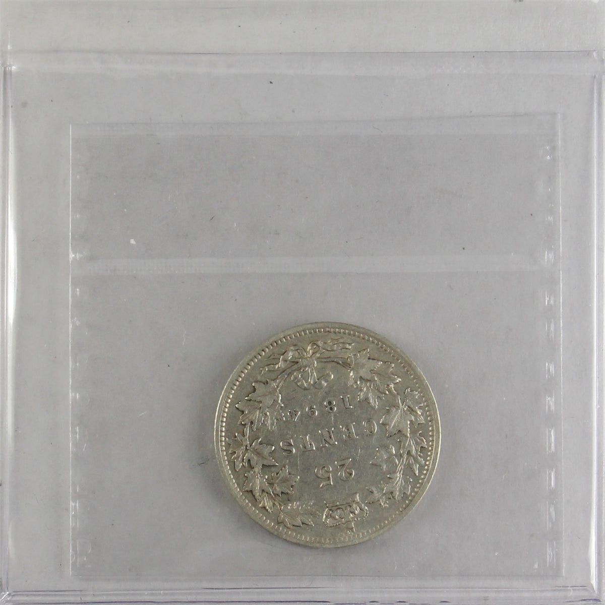 1894 Canada 25-cents ICCS Certified VF20