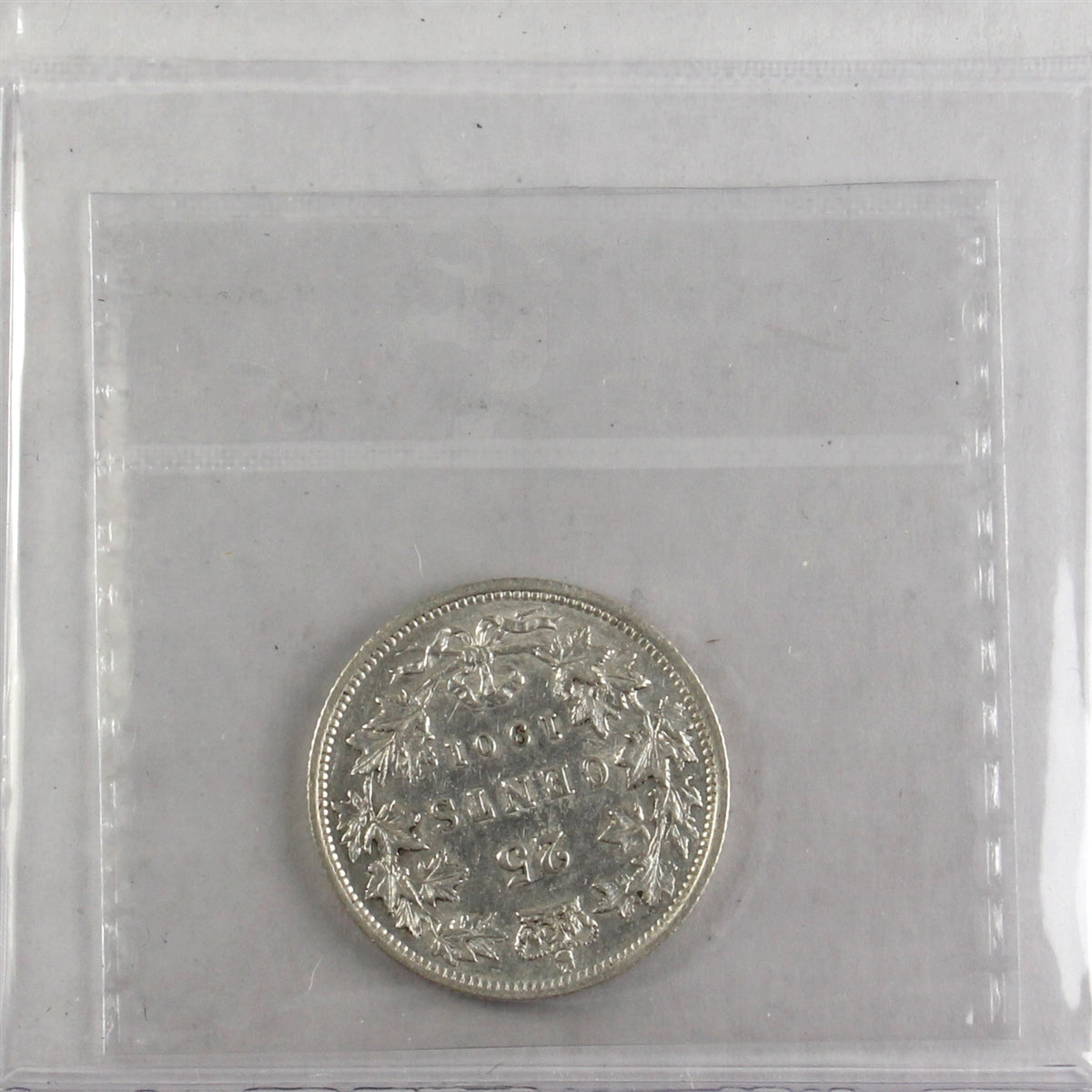 1901 Canada 25-cents ICCS Certified EF40