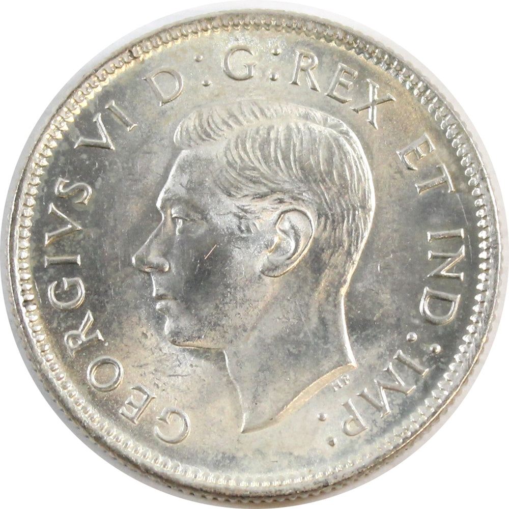 1938 Canada 25-cents Brilliant Uncirculated (MS63) $