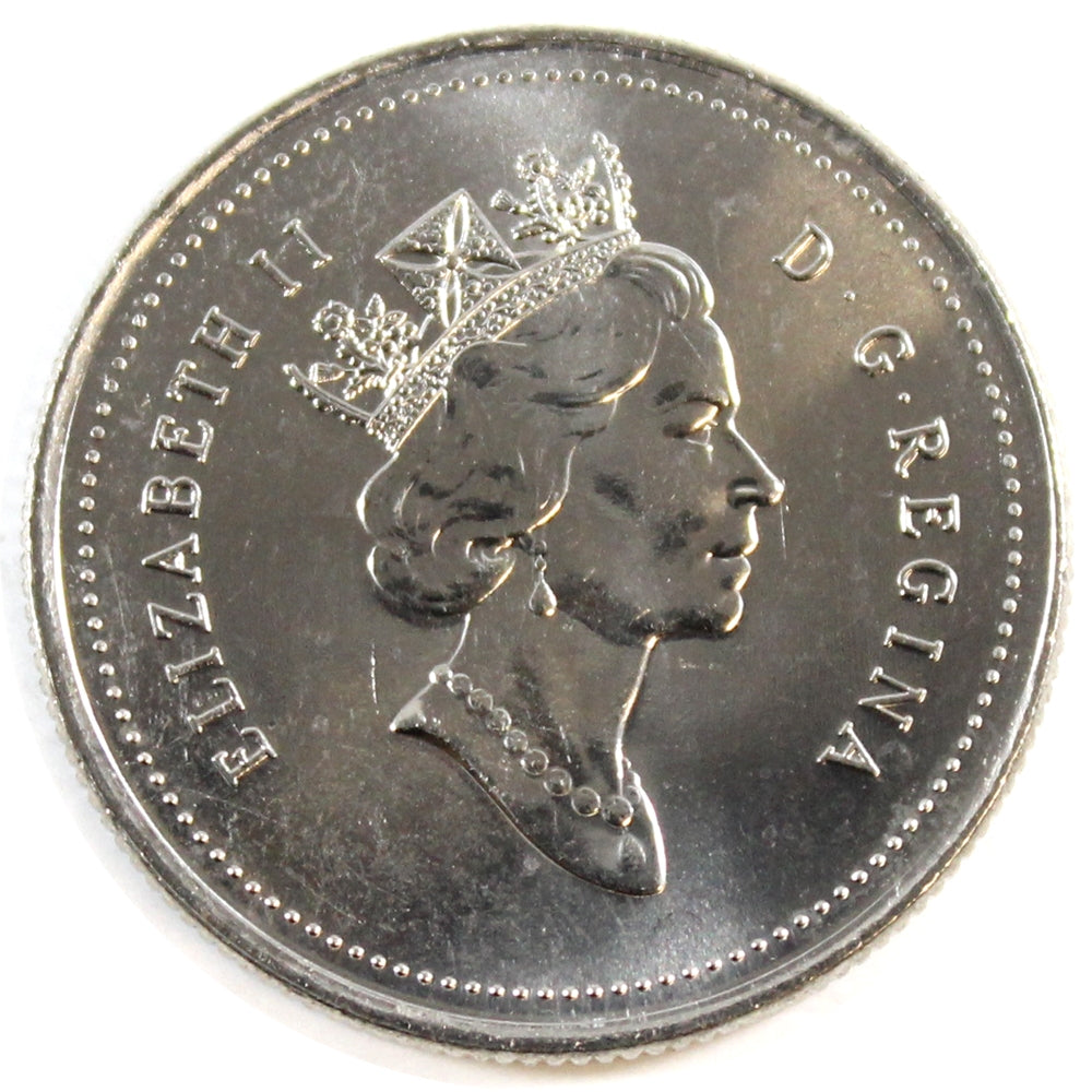 1991 Canada 25-cents Choice Brilliant Uncirculated (MS-64)