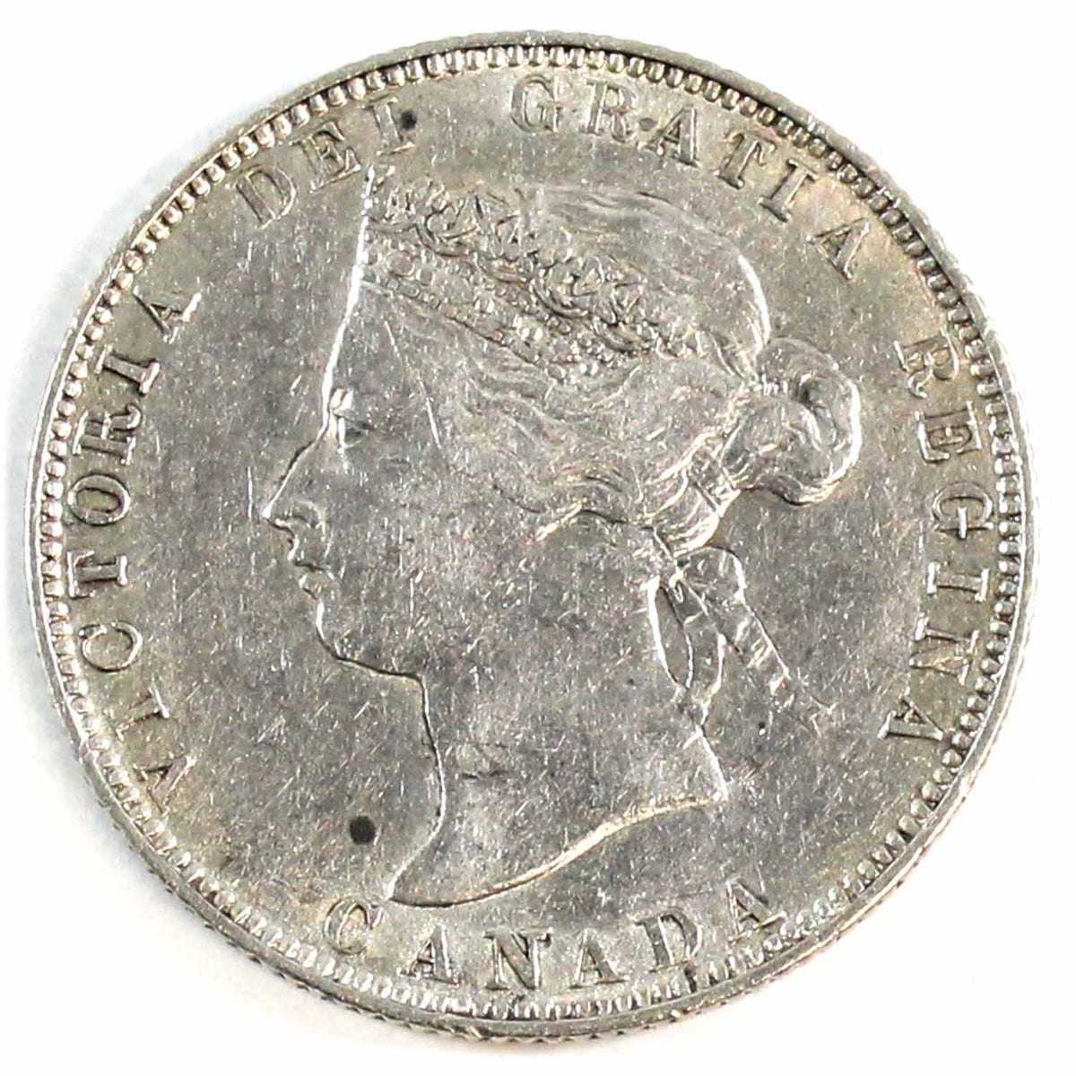 1874H Canada 25-cents Extra Fine (EF-40) $