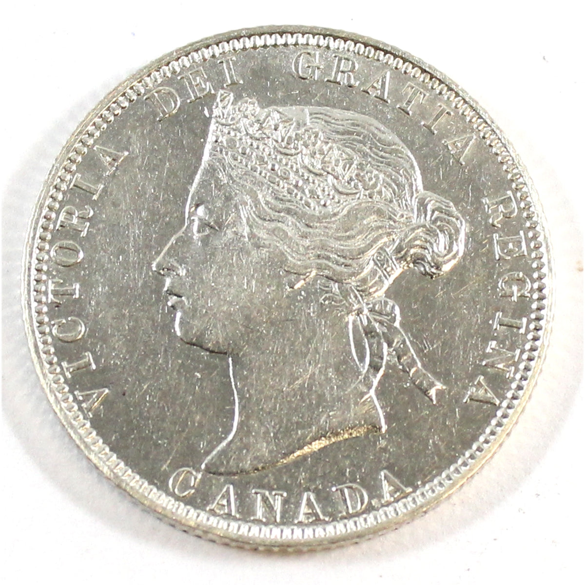 1870 Canada 25-cents EF-AU (EF45) $