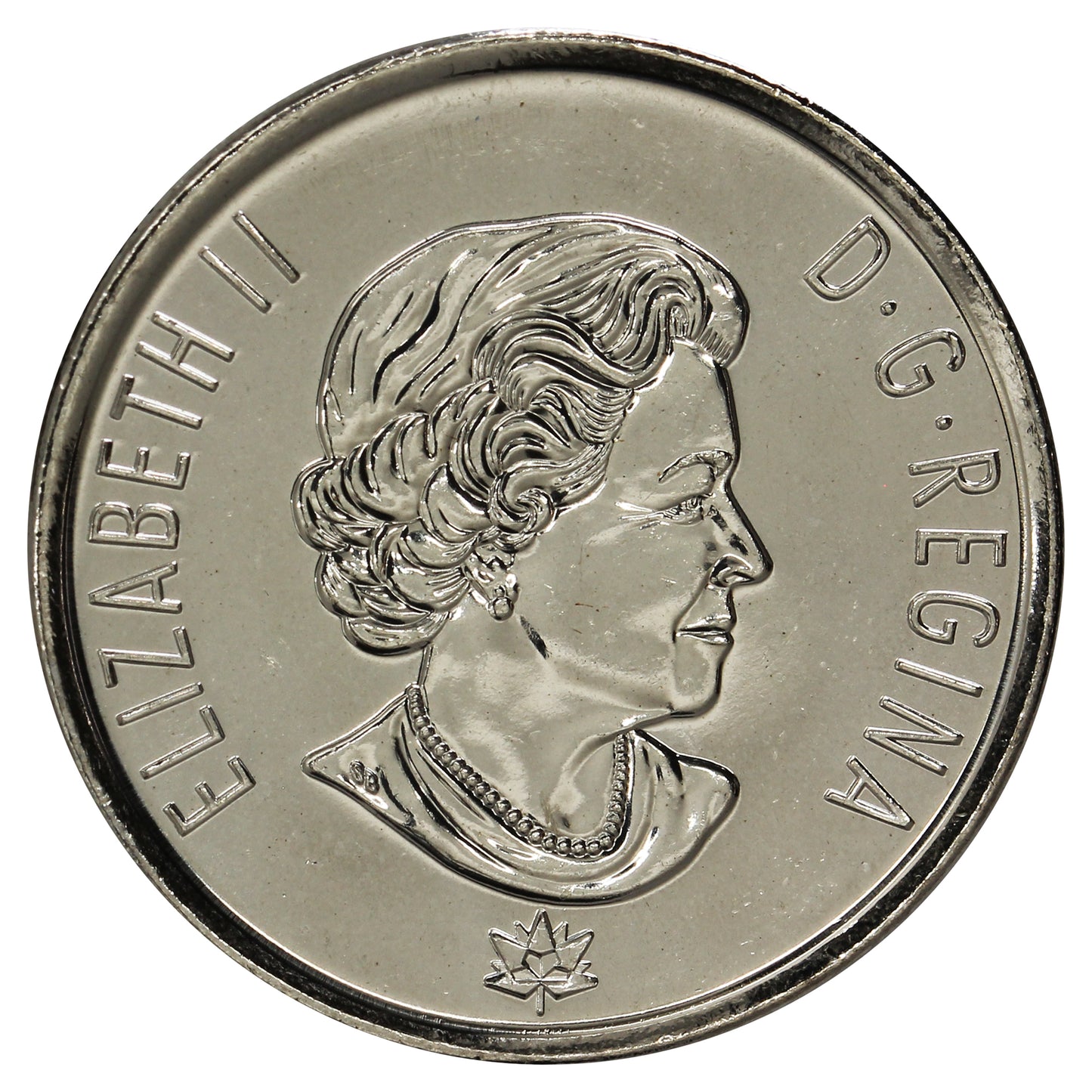 2017 Coloured Hope for a Green Future Canada 25-cents Brilliant Uncirculated (MS63)