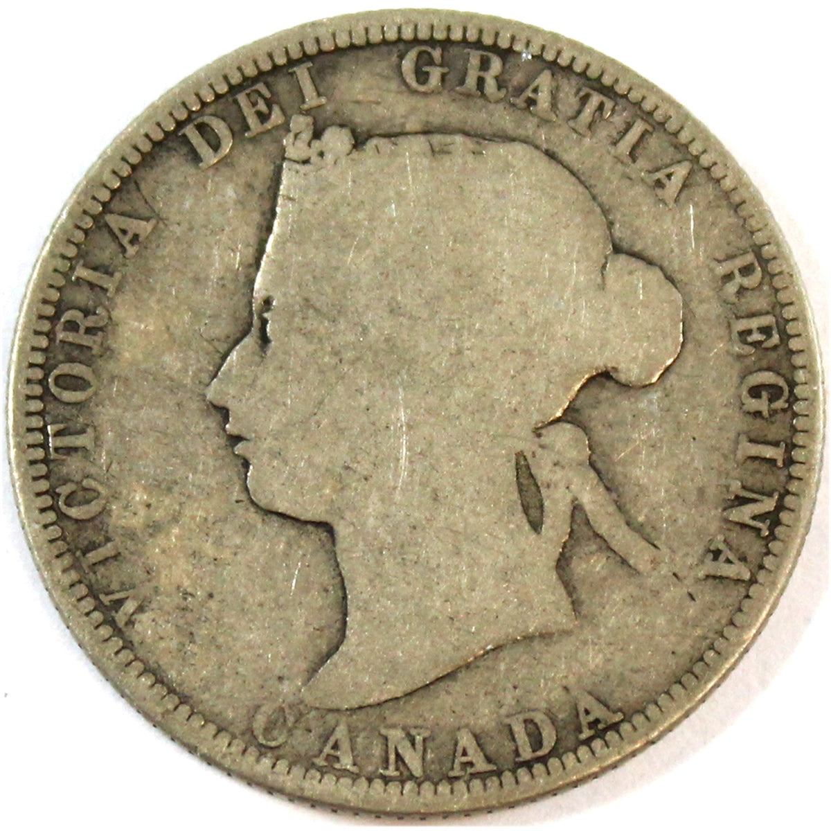 1871 Obv. 1 Canada 25-cents Good (G4) $