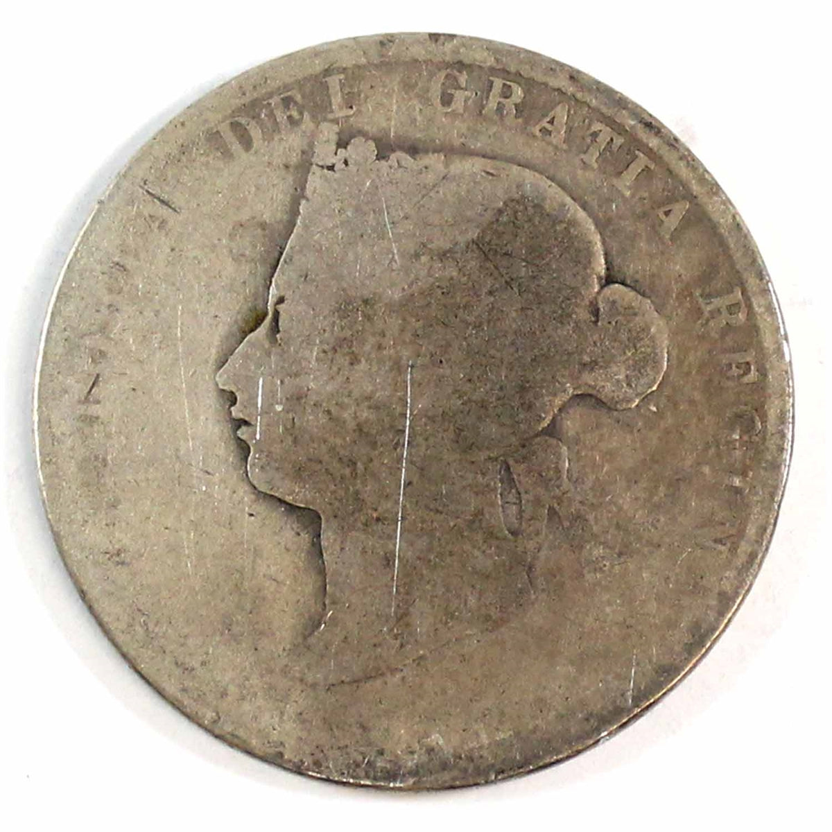 1874H Canada 25-cents Poor