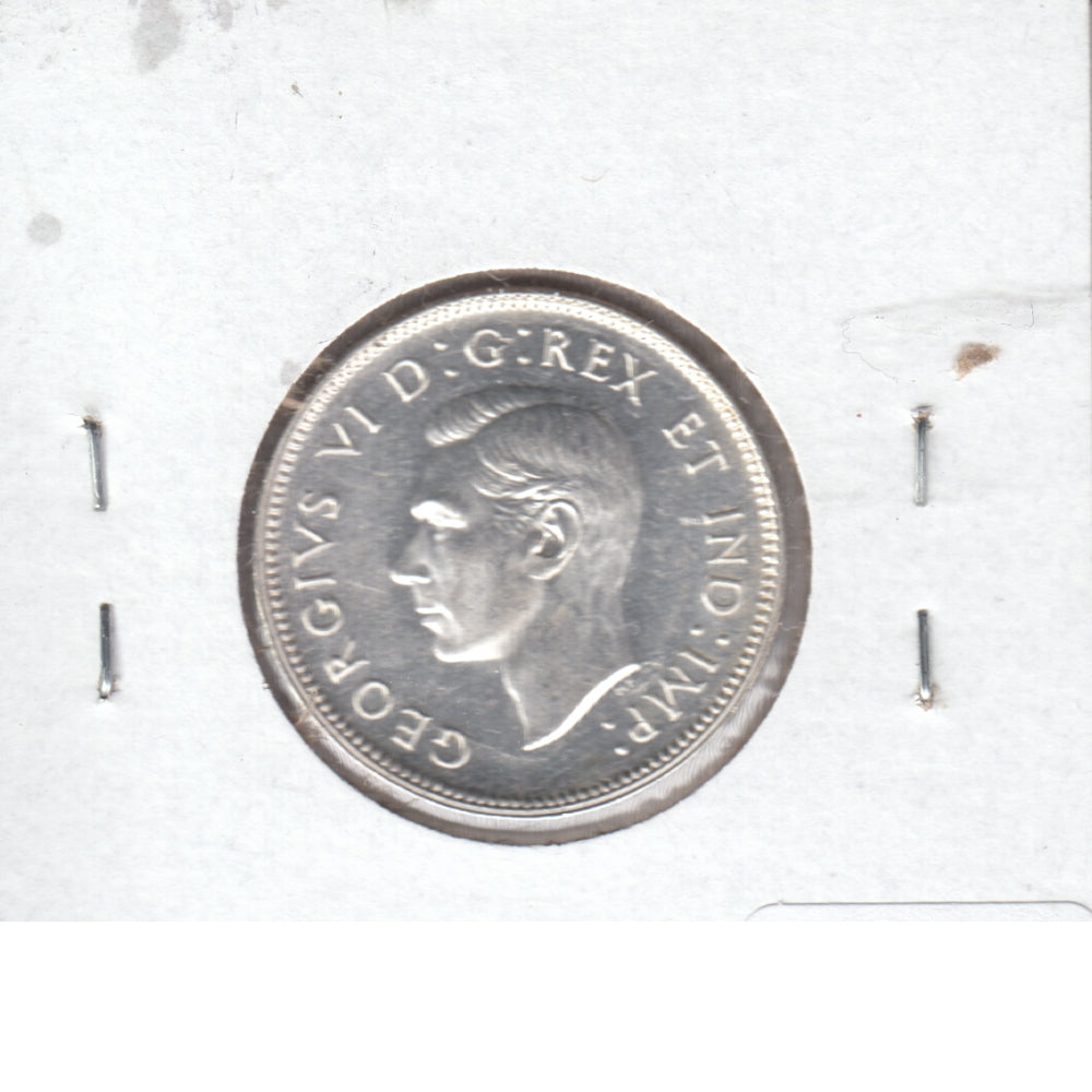 1940 Canada 25-cents AU-UNC Cameo (AU55)