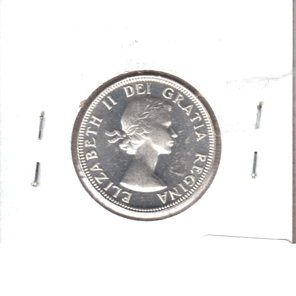 1953 Large Date NSS Canada 25-cents UNC+ Cameo (MS62)
