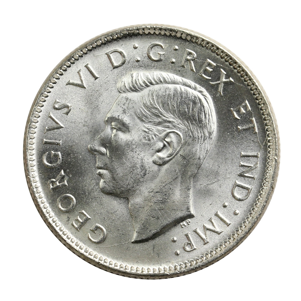 1942 Canada 25-cents Choice Brilliant Uncirculated (MS64) $