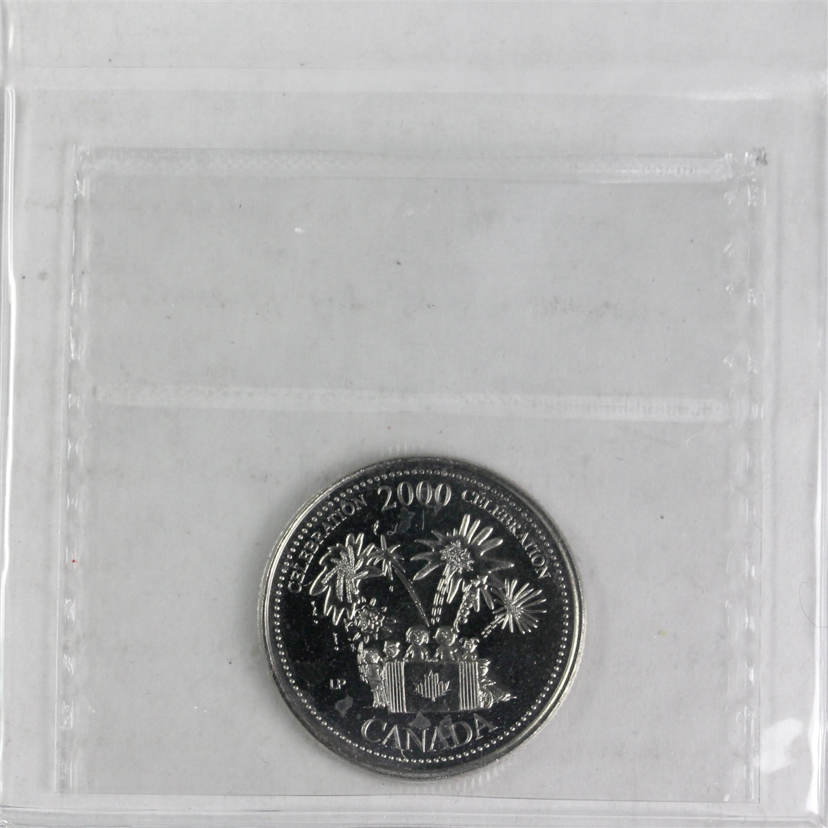 2000 Celebration Canada 25-cents ICCS Certified MS65