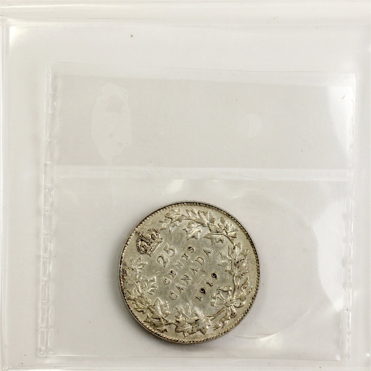 1919 Canada 25-cents ICCS Certified EF45