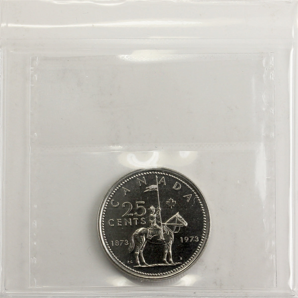 1973 Large Bust Canada 25-cents ICCS Certified SP-65