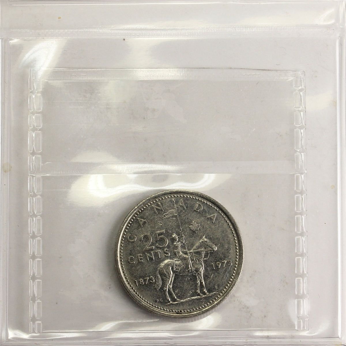 1973 Large Bust Canada 25-cents ICCS Certified VF30