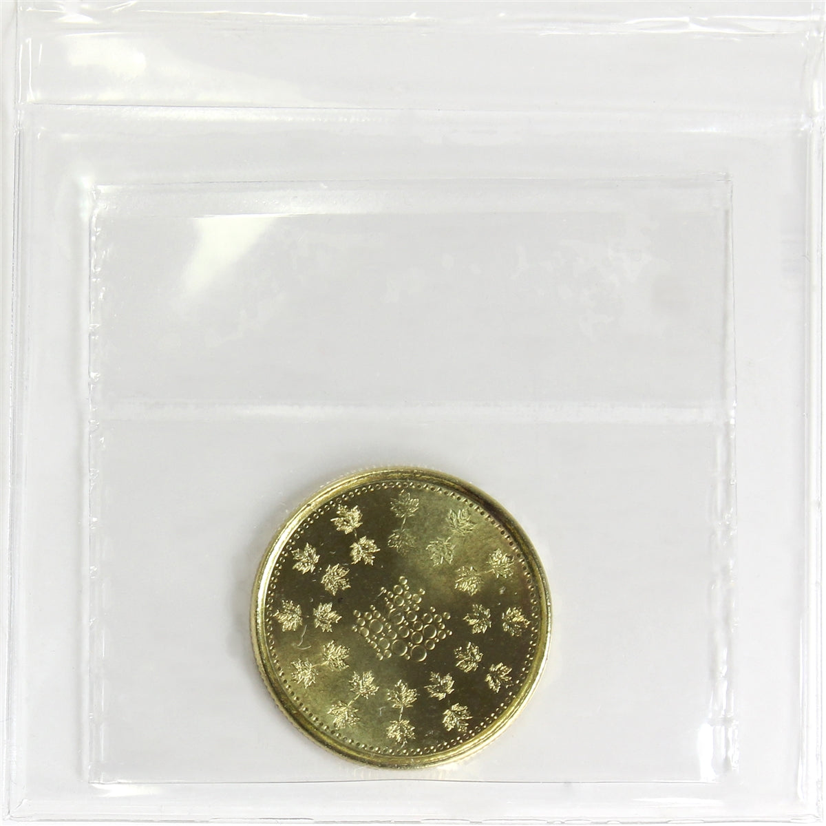 No Date (Issued 2018) Leaf #1 Canada Test Token ICCS Certified MS66