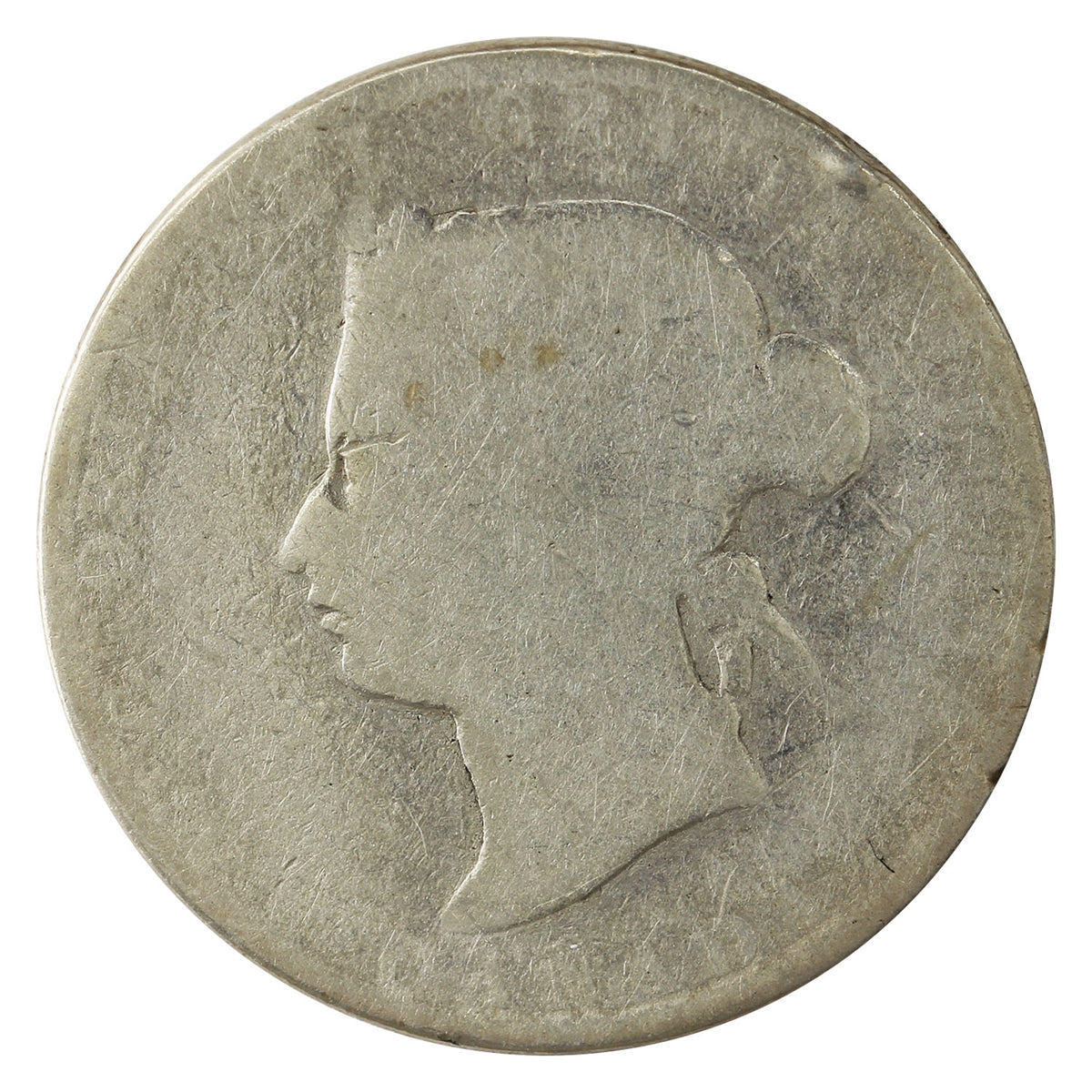 1871H Obv. 2 Canada 25-cents Filler