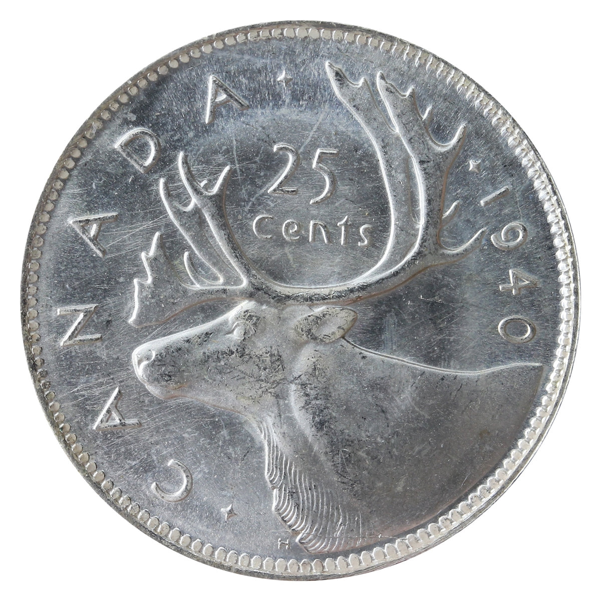 1940 Canada 25-cents ICCS Certified MS65 (TT 513)