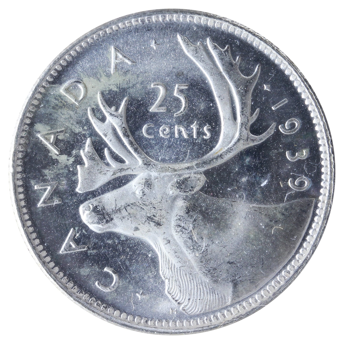 1939 Canada 25-cents ICCS Certified MS65 (XQM 439)