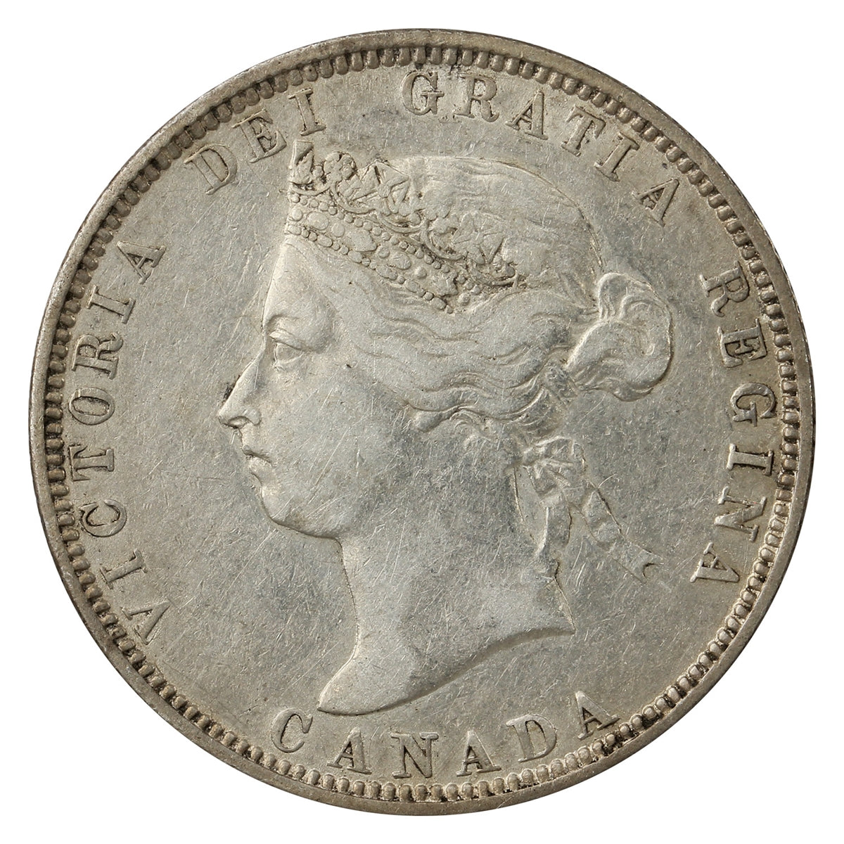 1883H Canada 25-cents VF-EF (VF30) $