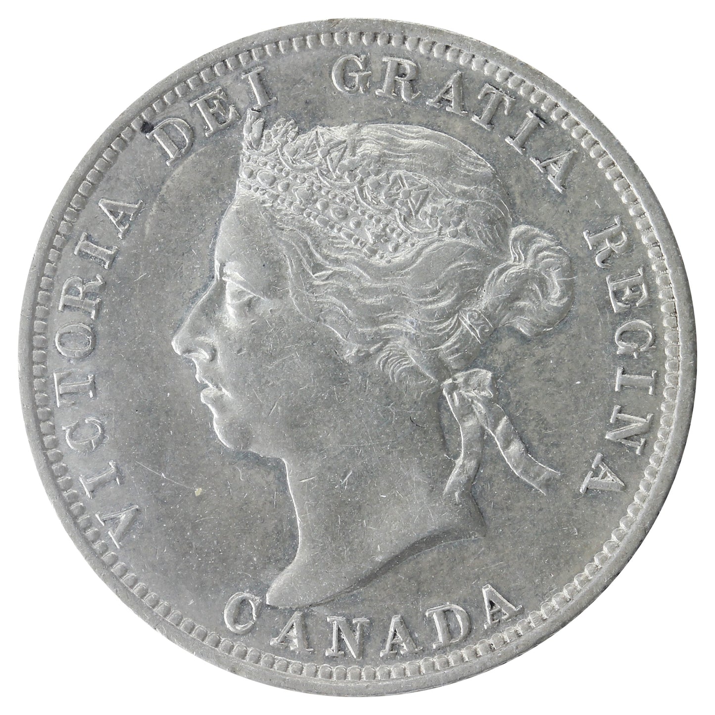1899 Canada 25-cents ICCS Certified EF-45