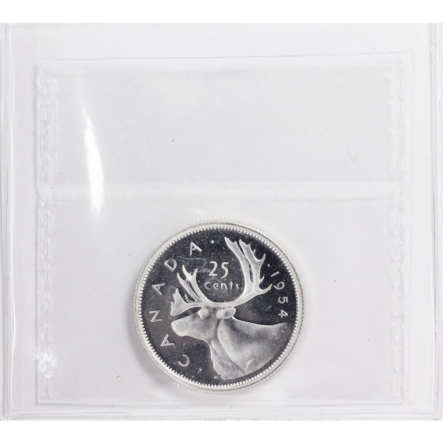 1954 Canada 25-cents ICCS Certified PL66 Heavy Cameo